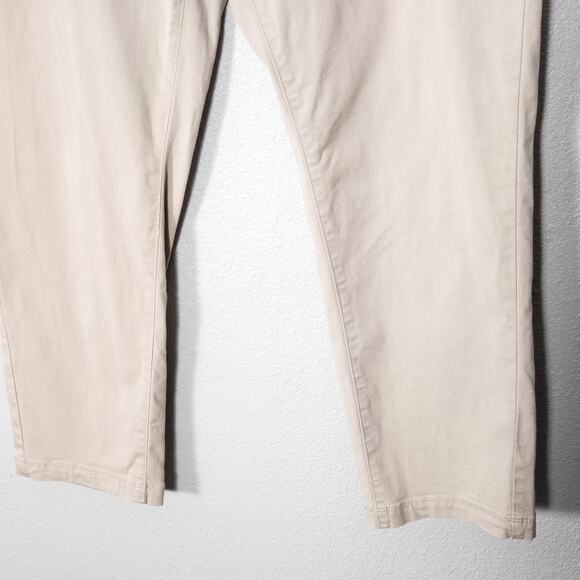 NYDJ Women’s Pants Elevated Basics Capsule Wardrobe Beige Stretch Trousers Sz 14 - Picture 5 of 9